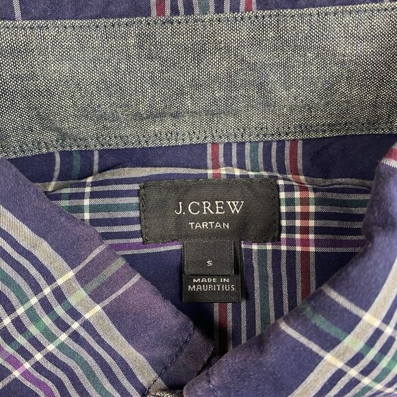 J. Crew Men's Shirt Size Small Tartan Plaid Long Sleeve Button Front Collared - Picture 2 of 6